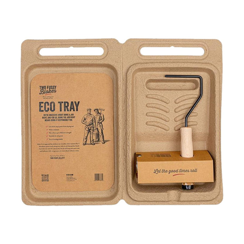 Two Fussy Blokes 160mm Eco Tray Kit with Mini Frame and 3 Mini Rollers - GO Industrial - ECO-160-TRAY-KIT