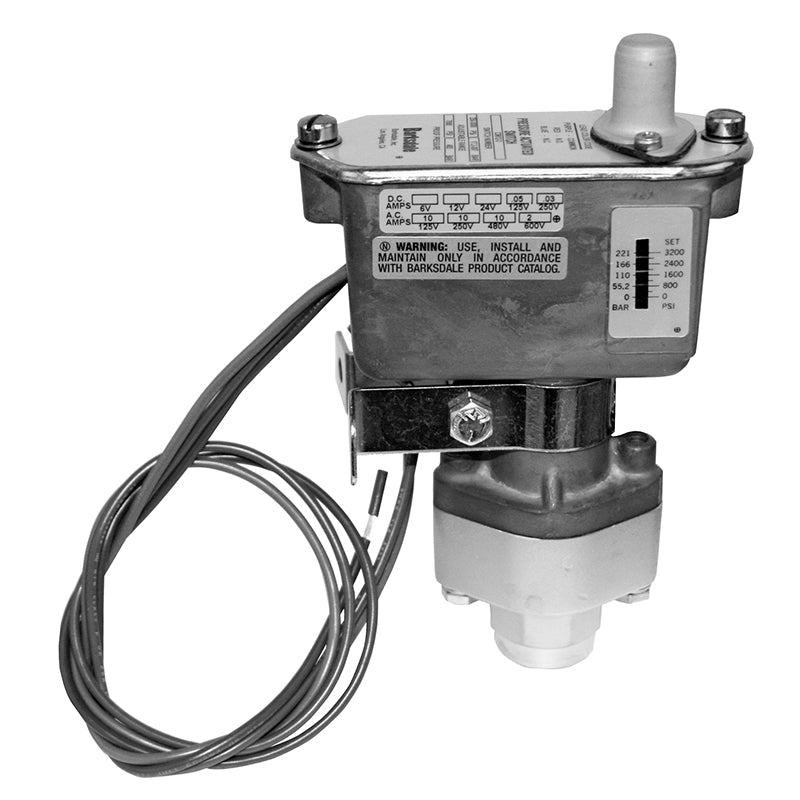 High, Low Adjustable Pressure Switch, Single Post