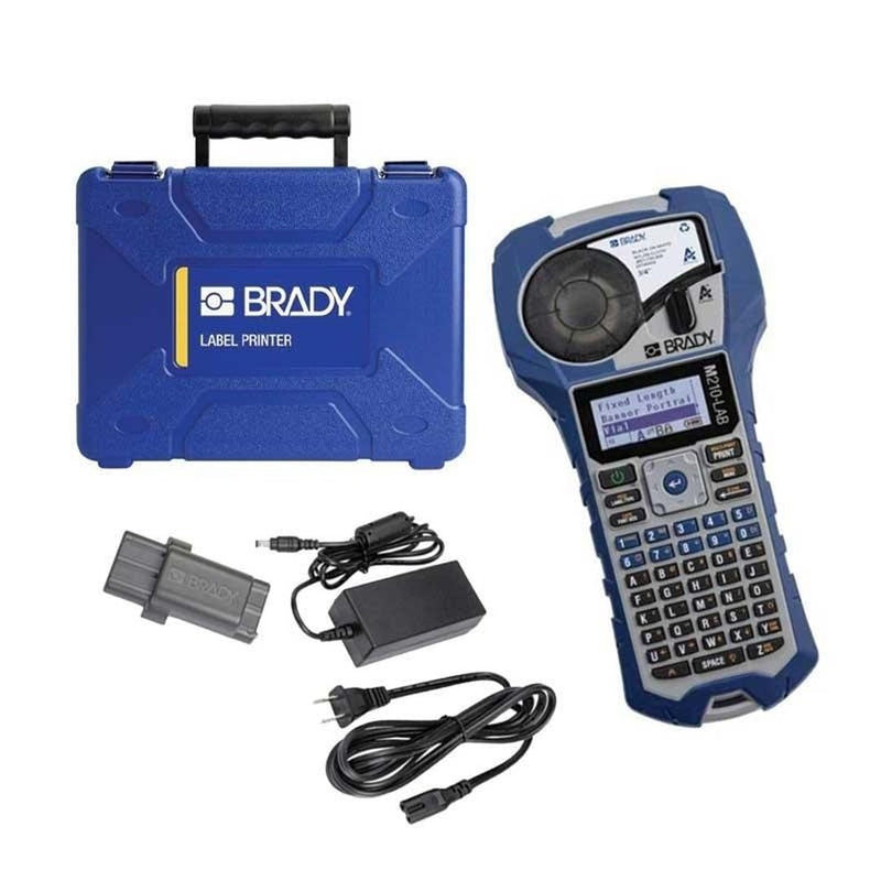 BRADY M210 Lab Printer Bundle with Battery, AC Adapter & Hard Case - GO Industrial - 880394