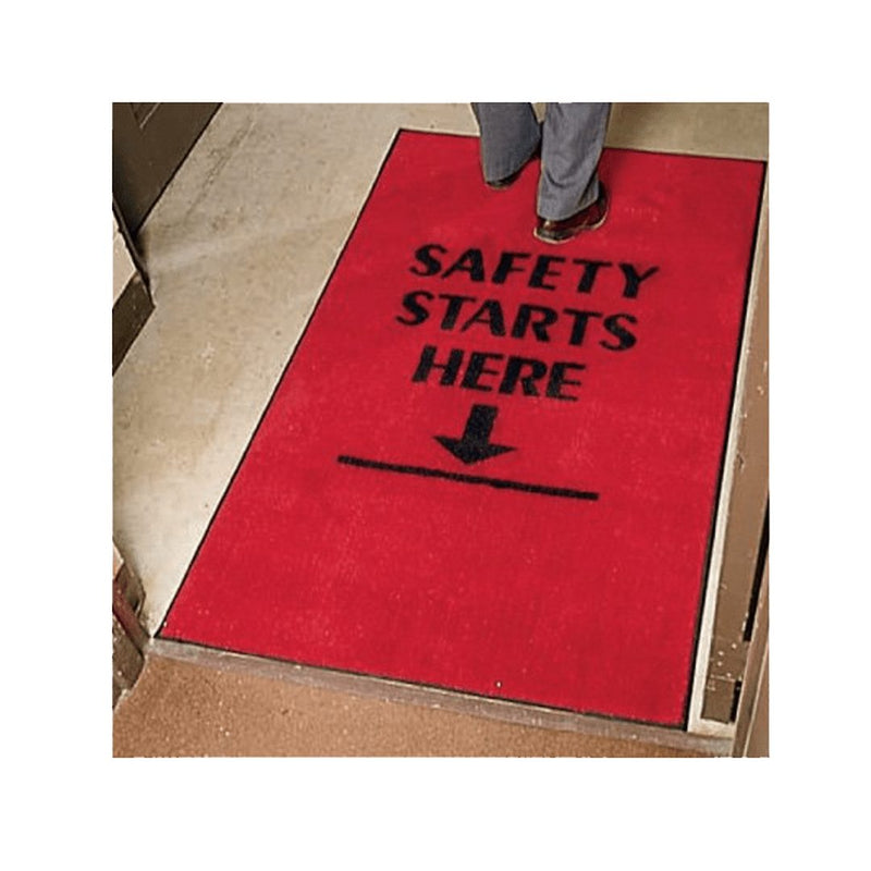 BRADY Safety Slogan Carpet Mats - GO Industrial - 848831