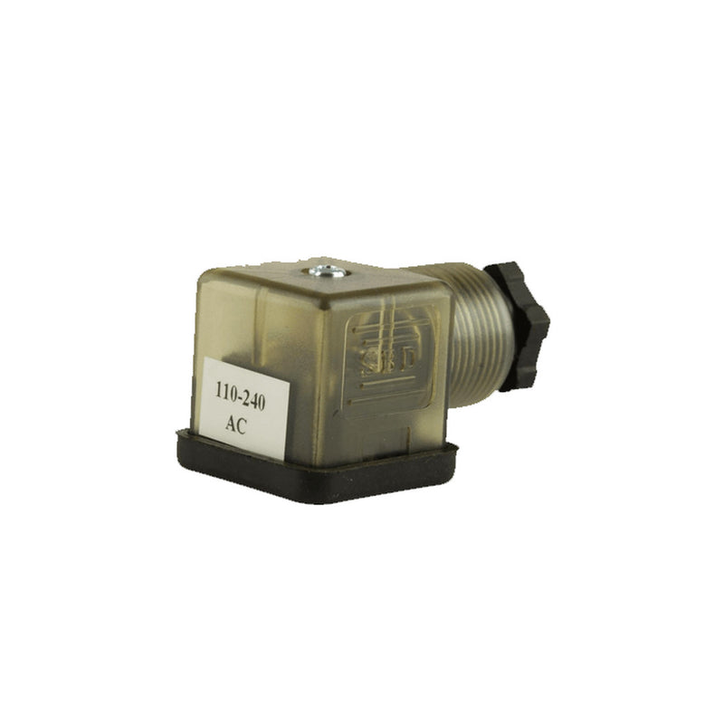 Din Plug Square 10 - 50v AC/DC LED - GO Industrial - DPSL - 6 - L - PG11