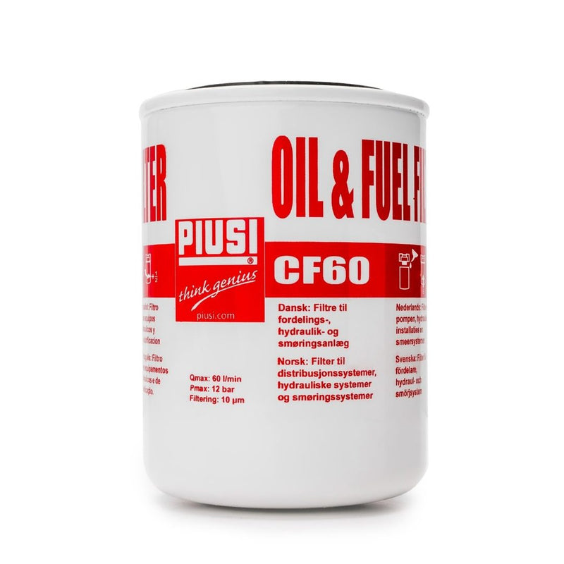 PIUSI Element Cartridge Diesel/Petrol/Lubricants 10um Particulate 60lpm - GO Industrial - F16483010