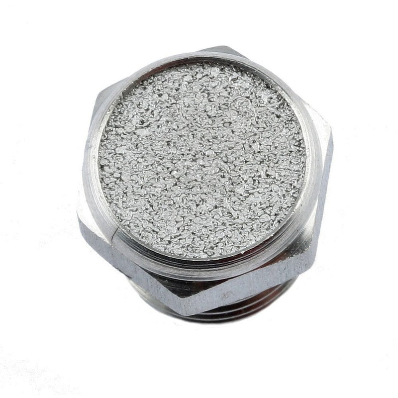 GO SSM 316 Stainless Mini Button Silencer - GO Industrial - SSM - M5