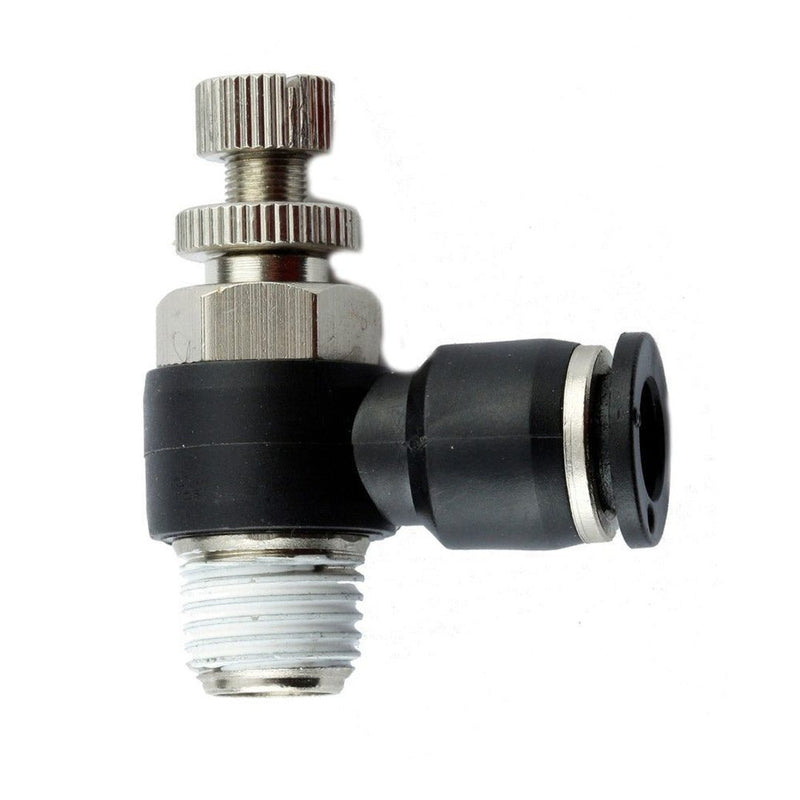 GO YSC Pneumatic Male Threaded Speed Controllers Push Fit - GO Industrial - YSC04 - M5
