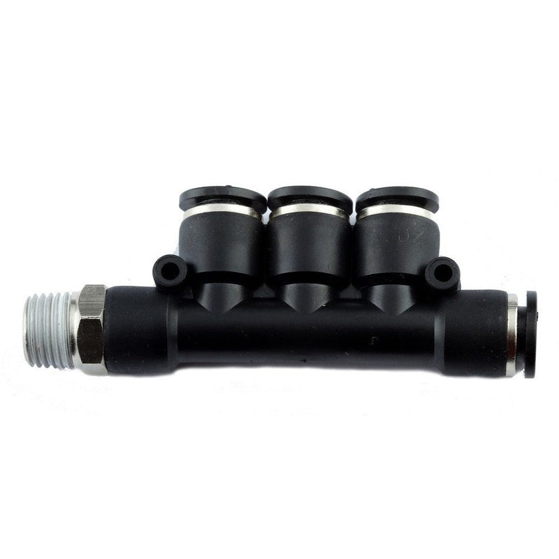 GO YPKB Pneumatic Triple Male Elbows Push Fit - GO Industrial - YPKB04 - 01