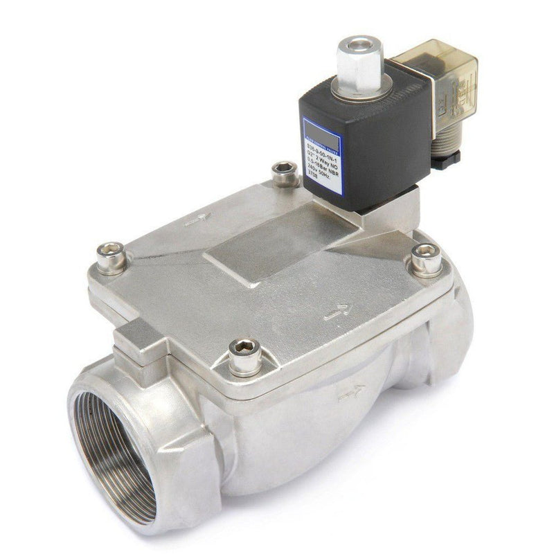 GO S36 Stainless General Purpose Normally Open Solenoid Valves - GO Industrial - S36 - 4 - 14