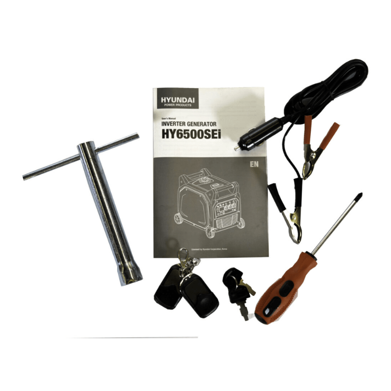 GO6500SEIRS 8.1kVA Hyundai Remote start Portable Generator - GO Industrial - HY6500SEiRS