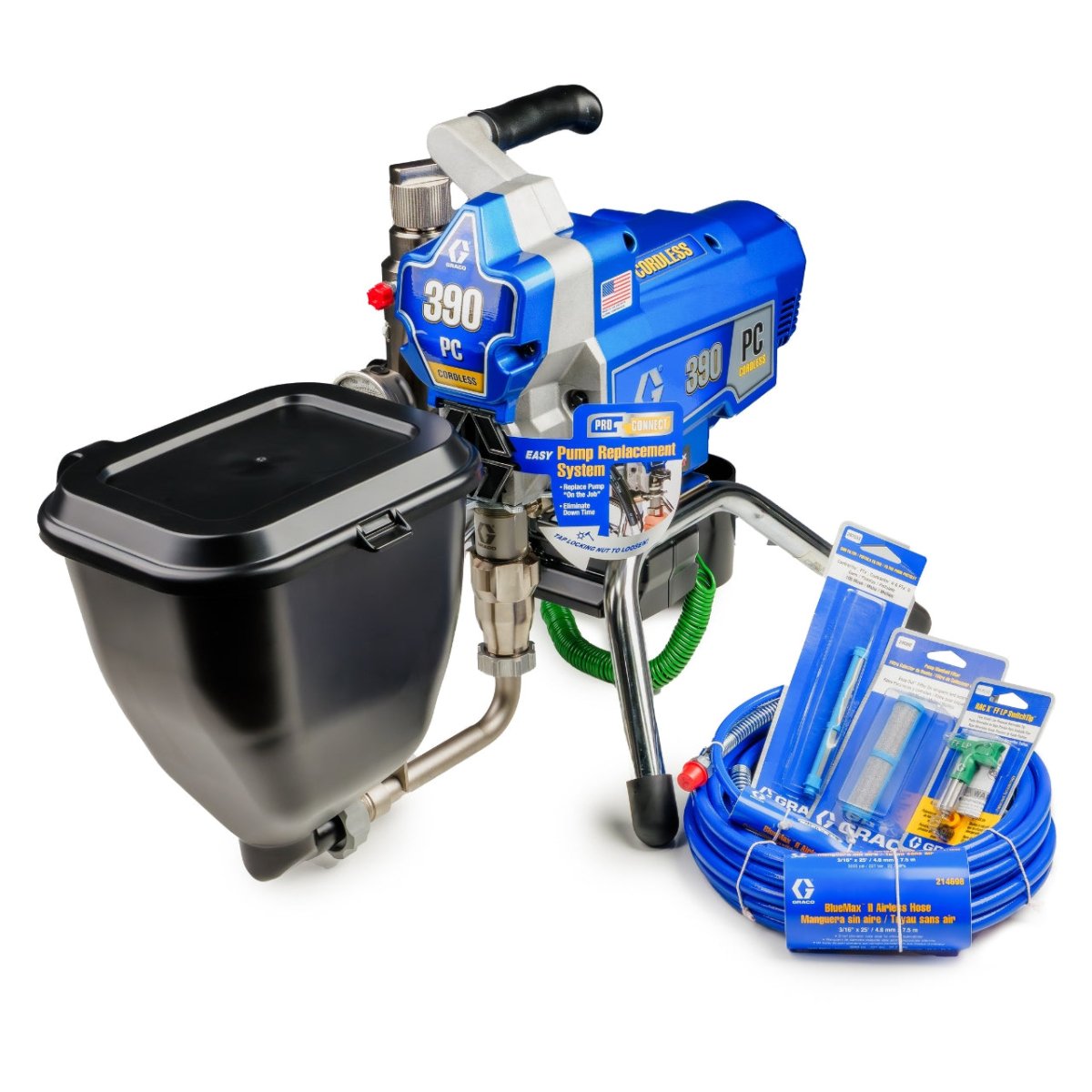 GRACO 390 PC Stand Cordless Airless Paint Sprayer 25T882 – GO