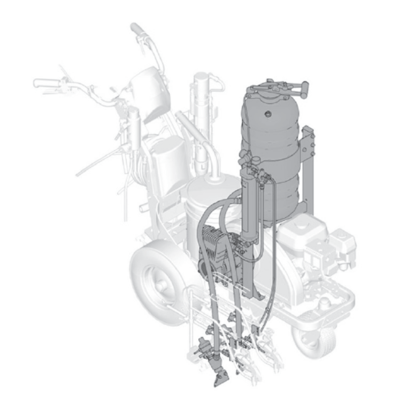 GRACO Complete 2 - Bead Gun Pressurized System for LineLazer V 200HS/DC - GO Industrial - 25R267