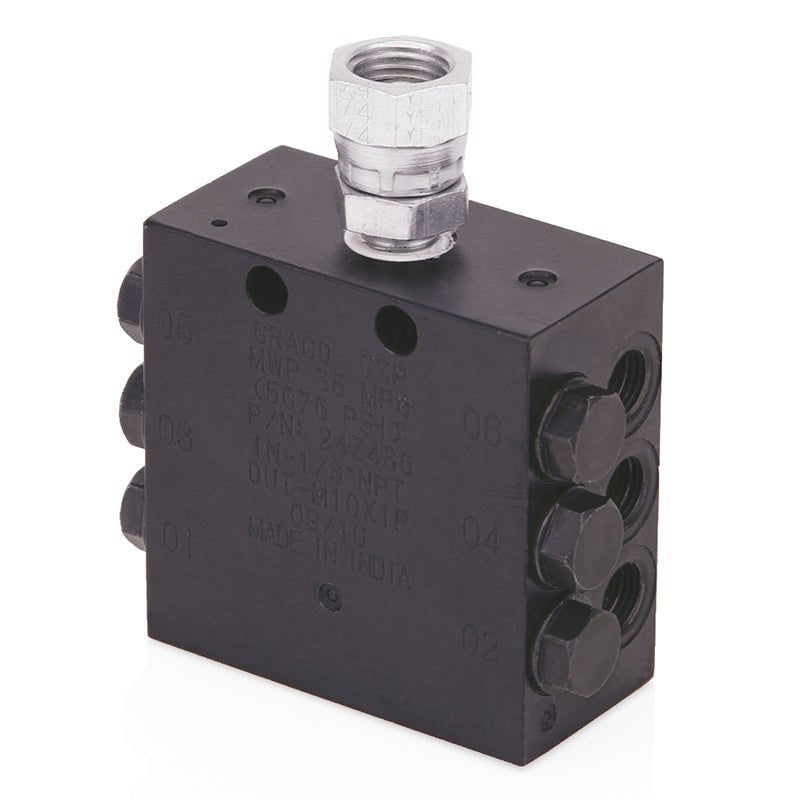 GRACO CSP Divider Valve 1/8 inch Indicator Included - GO Industrial - 24Z485