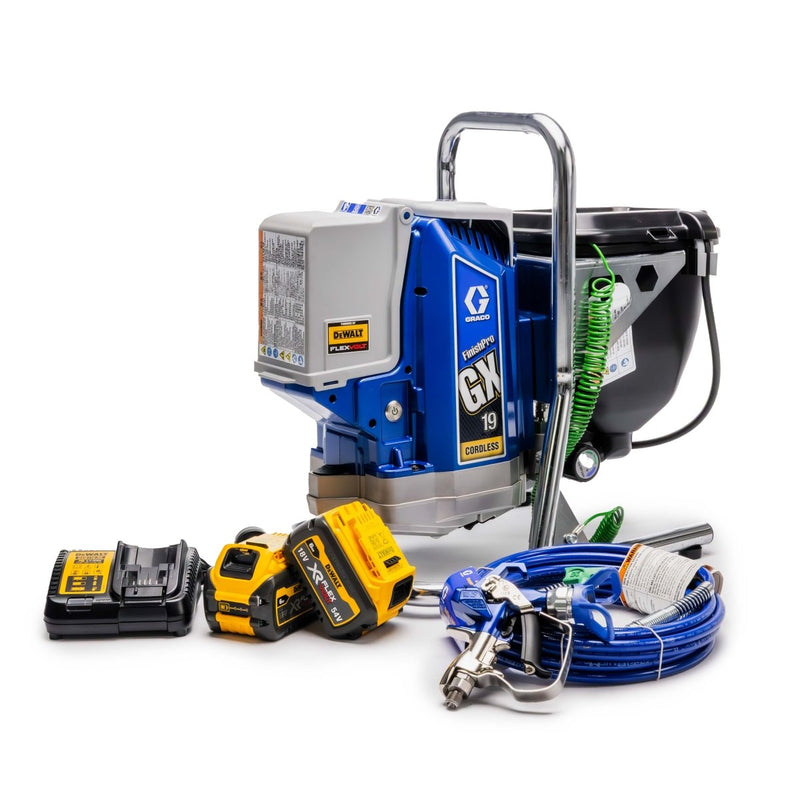 GRACO FinishPro GX 19 Cordless Airless Paint Sprayer - GO Industrial - 25U855