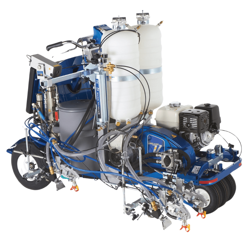 GRACO LineLazer V 250DC Reflective Series Dual Colour Airless Line Striper with LazerGuide 3000 - GO Industrial - 25D343