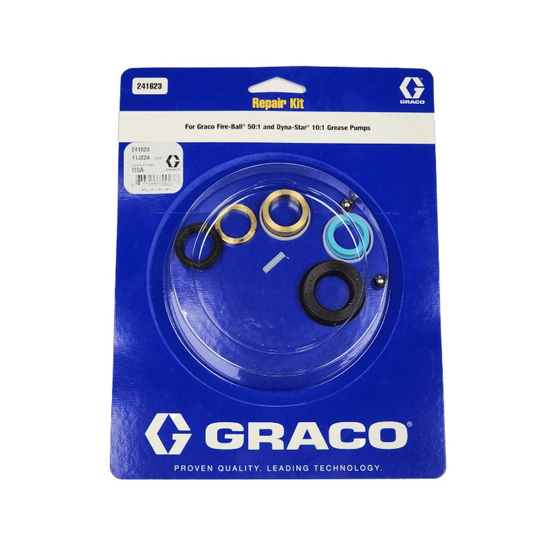 GRACO Lower Pump Repair Kit for Fireball 300 (50:1) Pump - GO Industrial - 241623
