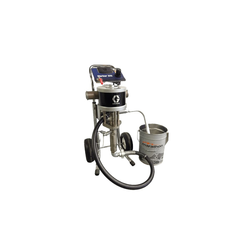 GRACO Merkur 23:1 Cart Mount Fluid Flow Pump, front view