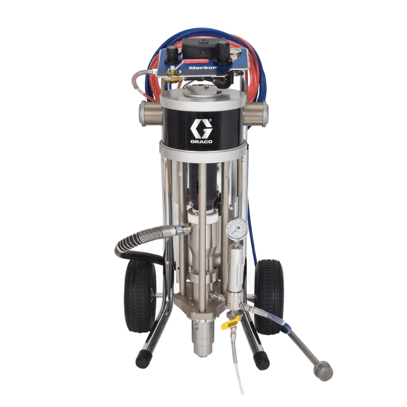 GRACO Merkur Bellows 24:1 Cart Mount Ratio Electrostatic Package - GO Industrial - G24B33