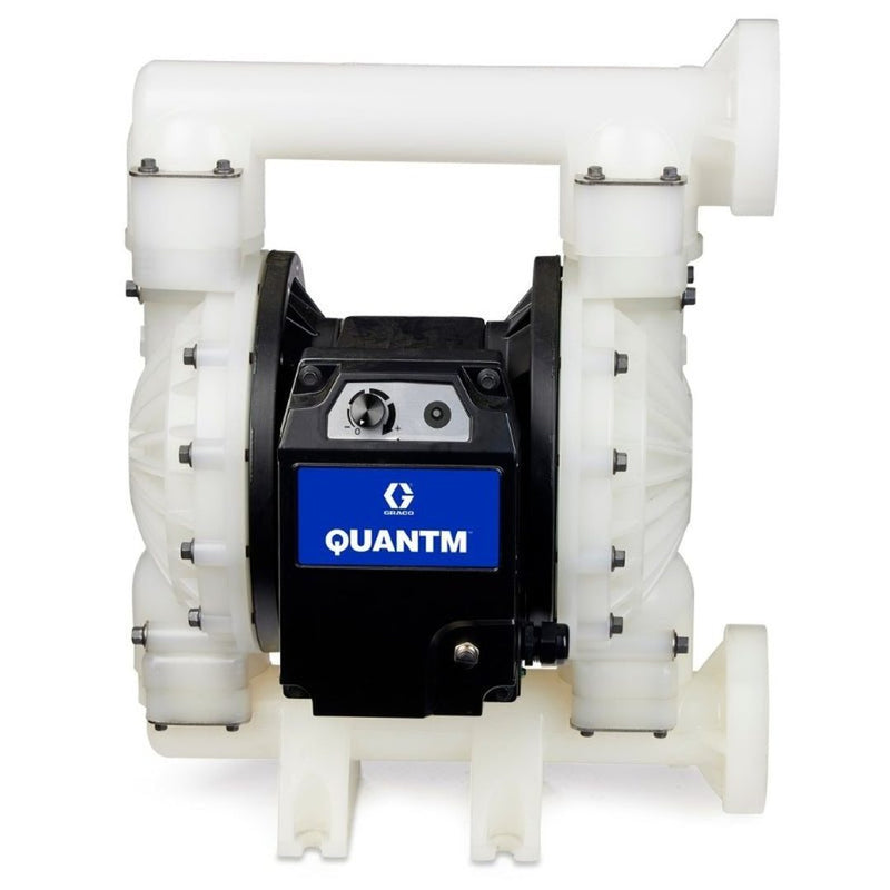 GRACO QUANTM i120 2" End Flange Polypropylene Electric Diaphragm Pump - GO Industrial - TE120 - 0067