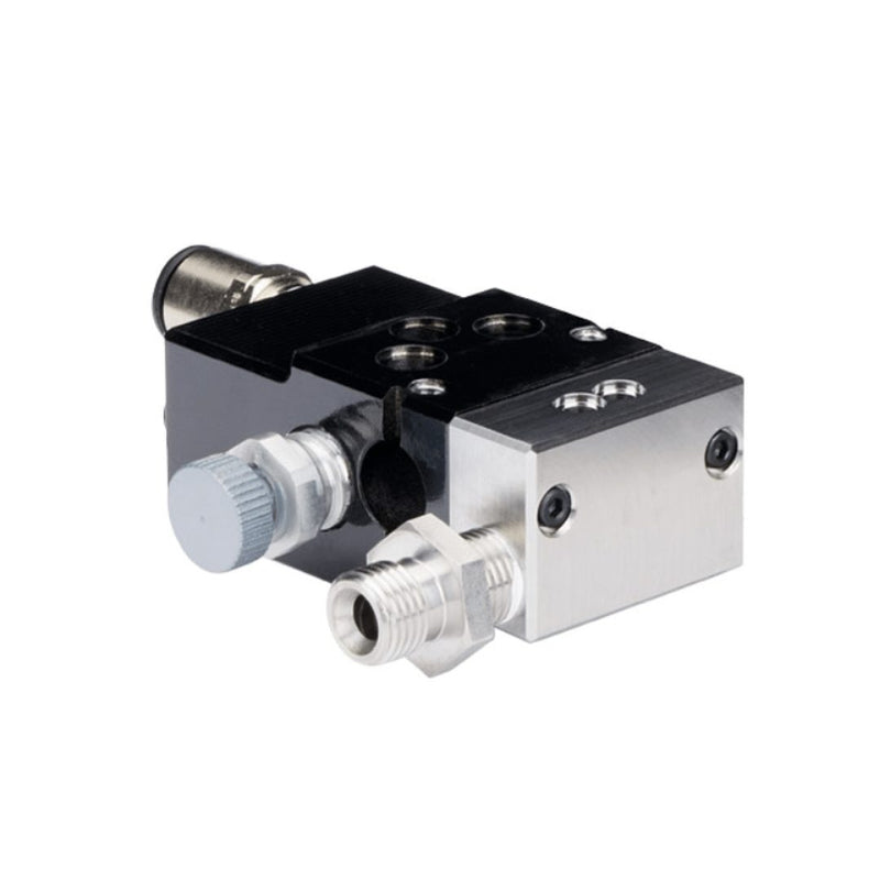 GRACO Stellair Auto Manifold Side Fluid Inlet with Inch Threads and Fan Adjustment Valve - GO Industrial - 2000226