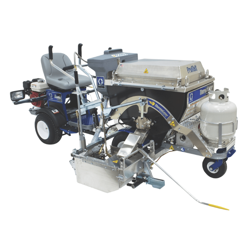 GRACO ThermoLazer ProMelt Thermoplastic Striping System, 4 in SmartDie II - GO Industrial - 24H623