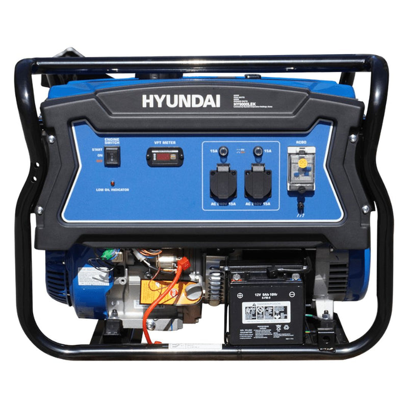 GO9000LEK 8kVA Hyundai Portable Generator - GO Industrial - HY9000LEK