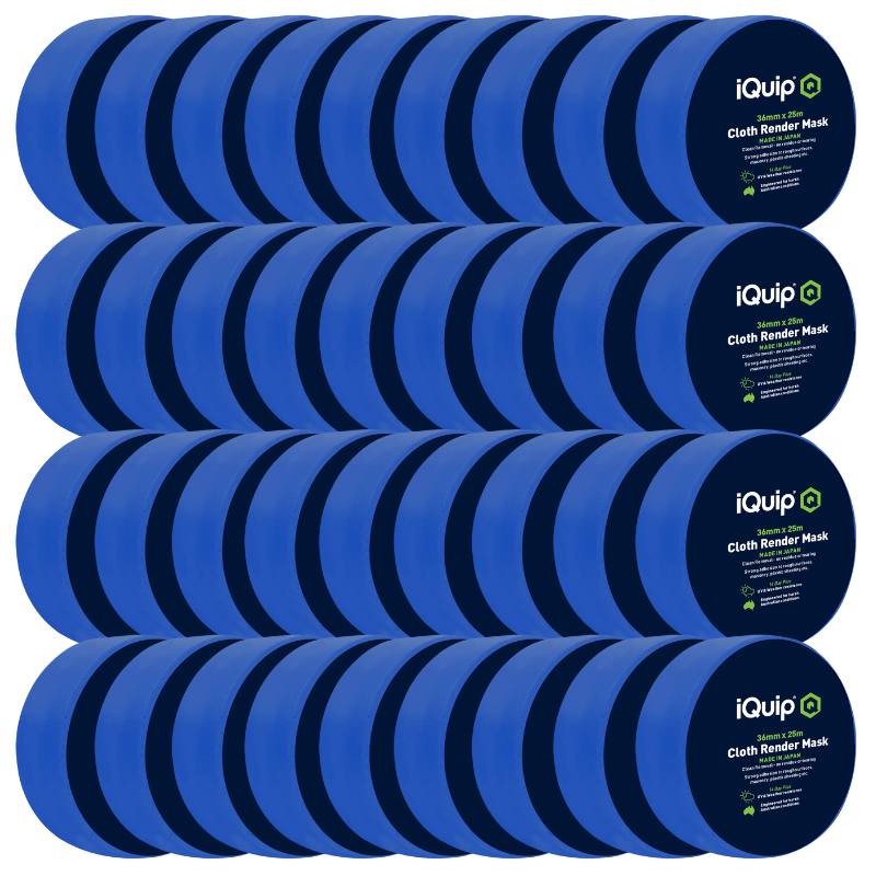 IQUIP Japanese Cloth Render Masking Tape 36mm x 25M - GO Industrial - 16JCT36*36