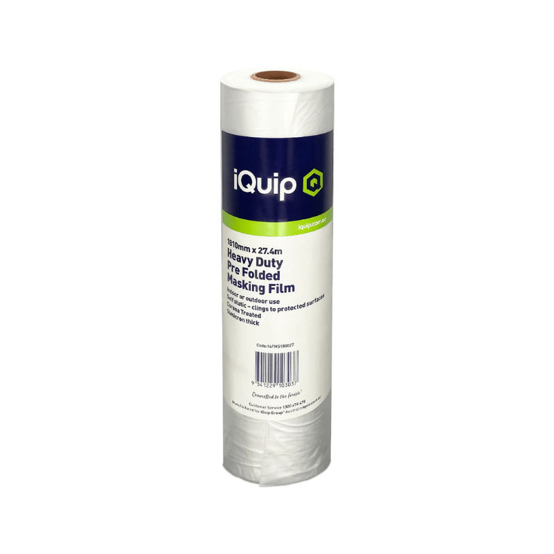 IQUIP Pre - folded Plastic Masking Film - GO Industrial - 16FMS180027