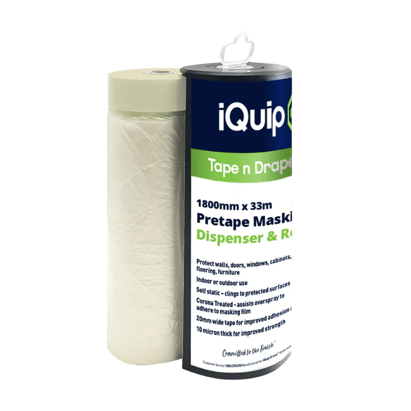 IQUIP Pre - taped Masking Film & Dispenser - GO Industrial - 16TMSD180033