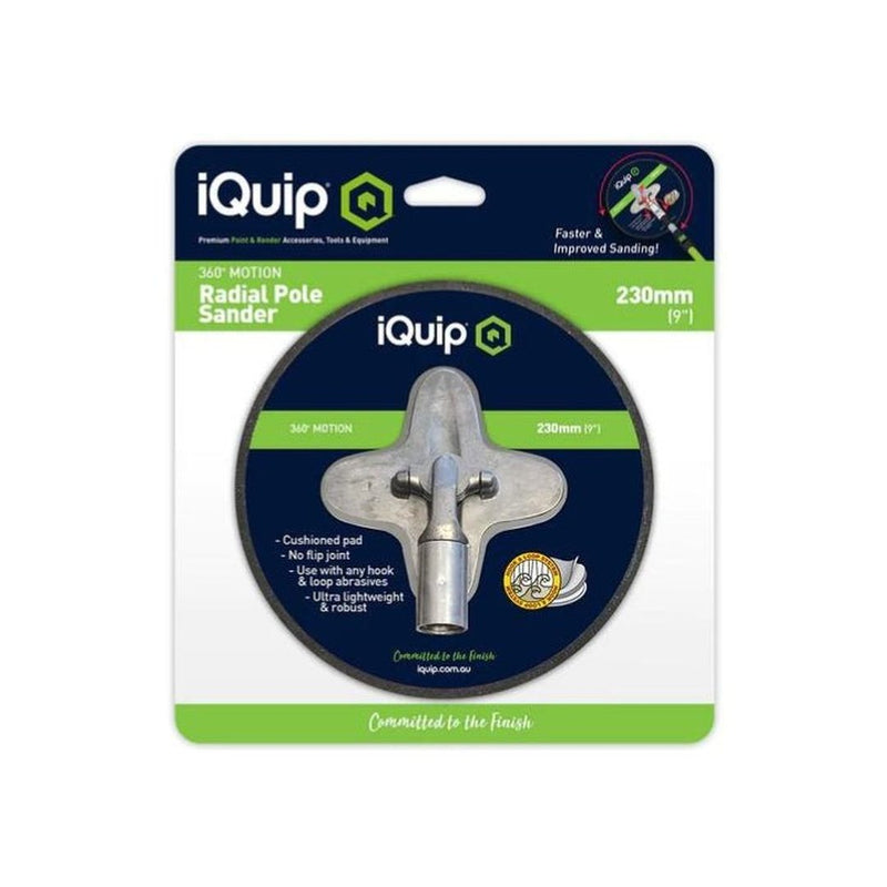 IQUIP Radial Cushioned Pivoting Pole Sander - GO Industrial - 22SR360