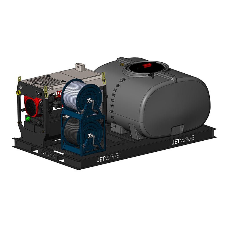 JETWAVE Executive G2 JX 280 - 21 Mounting Skid Pressure Washer - GO Industrial - HW4000 - 21PG2JX 1000LSKID