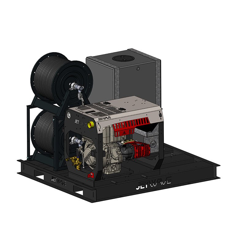 JETWAVE Hornet G2D 210 - 15 Cube Pressure Washer Trailer - GO Industrial - CW3000 - 15D G2CUBE