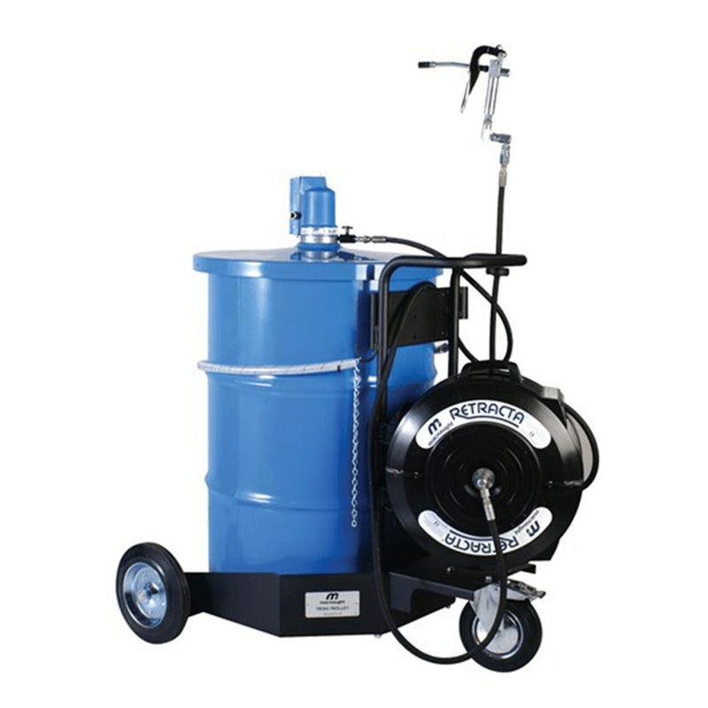 MACNAUGHT Trolley Based Portable Greasing System 180kg - GO Industrial - GS100 - 01