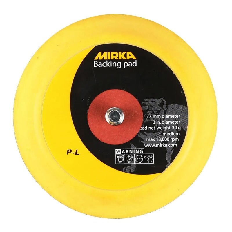 MIRKA 6 Holes 77mm Medium Backing Pad - GO Industrial - 8294791211