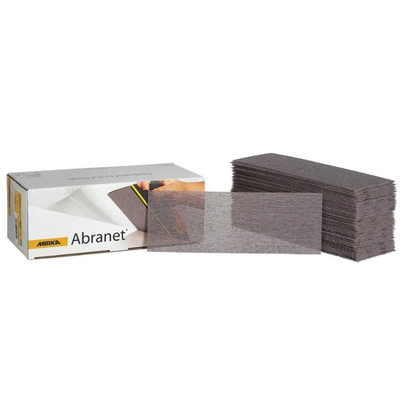 MIRKA Abranet 70 x 198mm Strip Abrasives 50 - Pack - GO Industrial - 5415005080