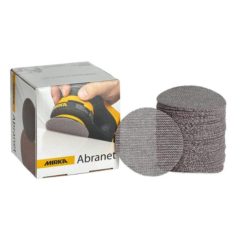 MIRKA Abranet 77mm Disc Abrasives 50 - Pack - GO Industrial - 5420305080