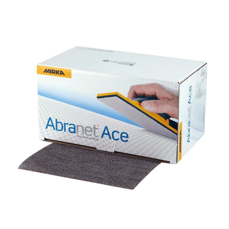 MIRKA Abranet Ace 81 x 133mm Ceramic Strip Abrasives 50 - Pack - GO Industrial - AC17805080