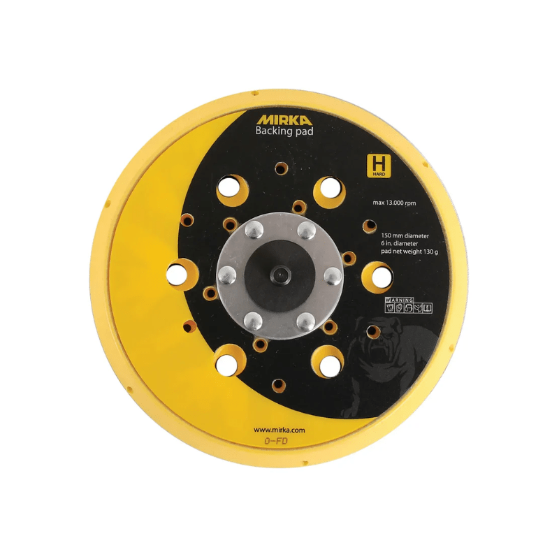MIRKA Backing Pad For DEROS 150mm (6") Grip 48H - GO Industrial - 8292605021