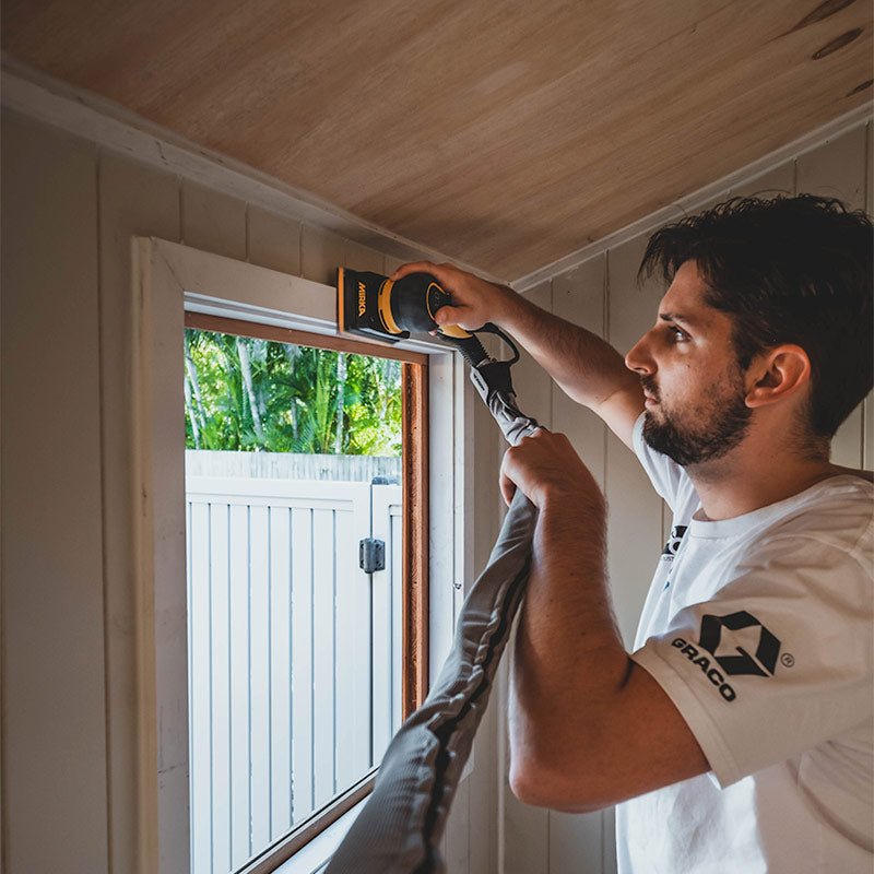 MIRKA DEOS 353CV 81x133mm 3mm Orbit Sander with Free 50 - Pack Abrasives - GO Industrial - MID3530201AN