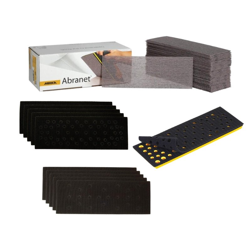 MIRKA DEOS 70 x 198mm Sander Essentials Kit - GO Industrial - MIRKADEOS70198ESSENTIALS - P180