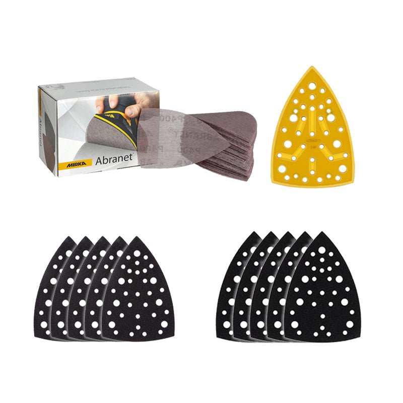 MIRKA DEOS Delta 100 x 152 x 152mm Sander Essentials Kit - GO Industrial - MIRKADELTAESSENTIALS - P180