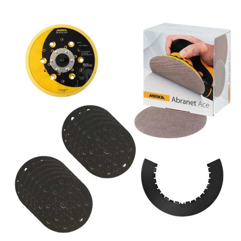 MIRKA DEROS 150mm Sander Essentials Kit - GO Industrial - MIRKADEROS150ESSENTIALS - P120