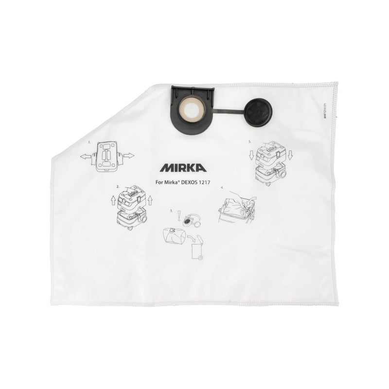 Mirka Fleece Dust Bags For Mirka Dexos 1217 Extractor - GO Industrial - MIX1215171