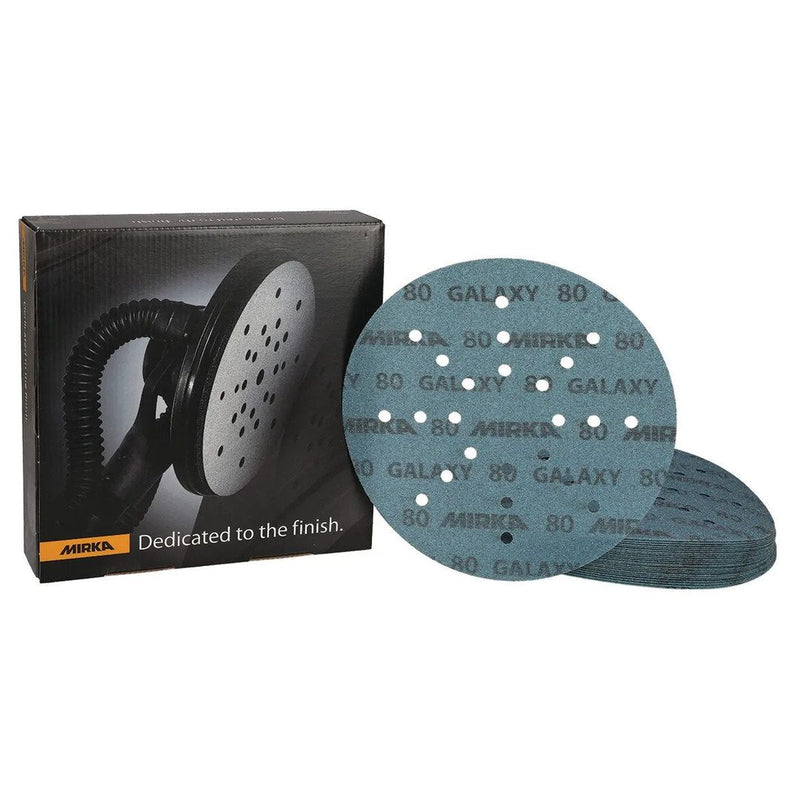 MIRKA Galaxy 225mm Self - Sharpening Disc Abrasives 25 - Pack - GO Industrial - FY68002580