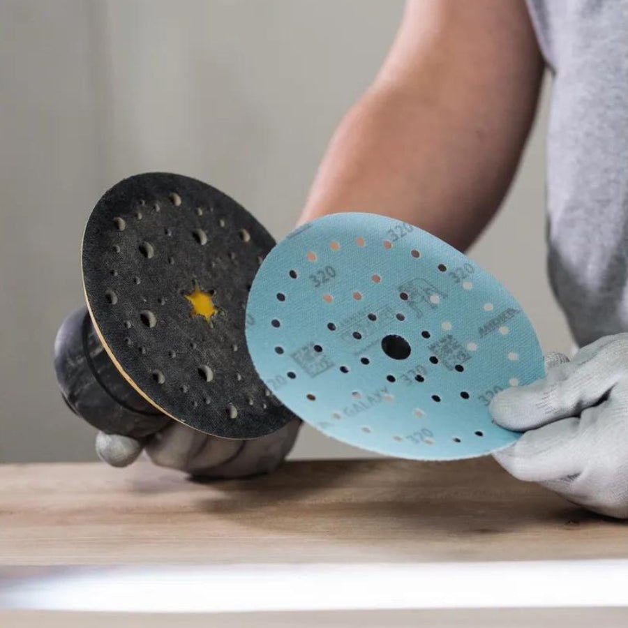 MIRKA Galaxy 77mm Self - Sharpening Disc Abrasives 50 - Pack - GO Industrial - FY6JV05040