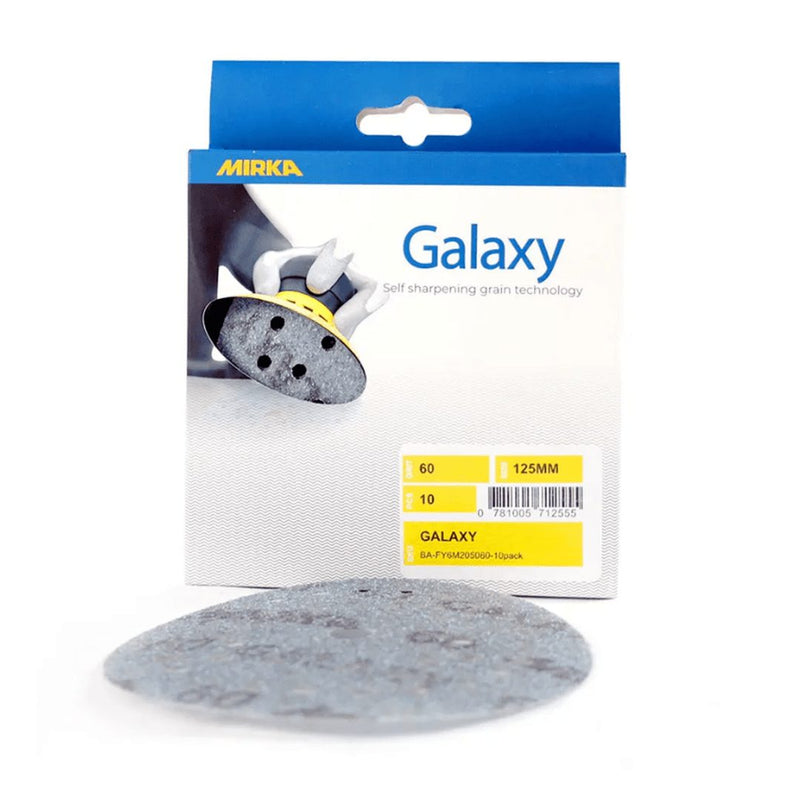 MIRKA Galaxy Disc Abrasive 125mm 10 - Pack - GO Industrial - FY6M205040 - 10pack