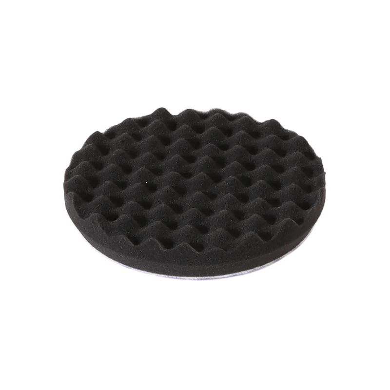 MIRKA Polishing Foam Pad Ø 150mm Black M Waffle - GO Industrial - 7993115022