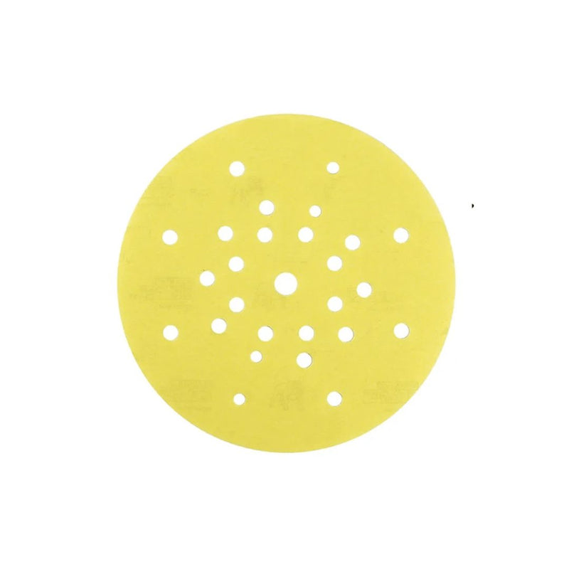 MIRKA Yellow Abrasive Soft Grip Ø 225 mm Grip 27 Holes 25 Pack - GO Industrial - 1674802580