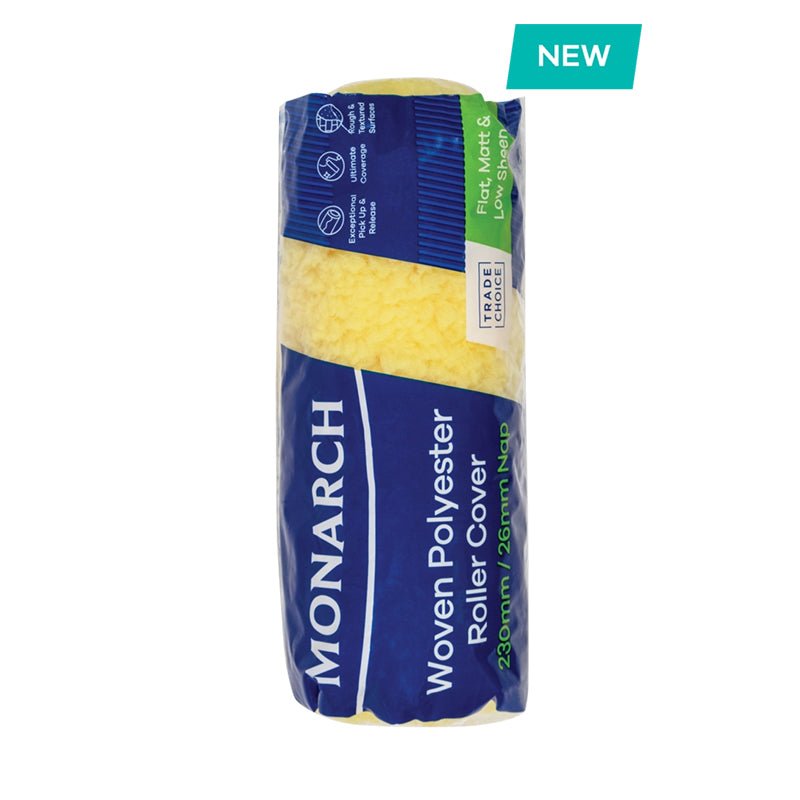 MONARCH Woven Polyester 230/26mm Nap Roller Cover - GO Industrial - RM3483