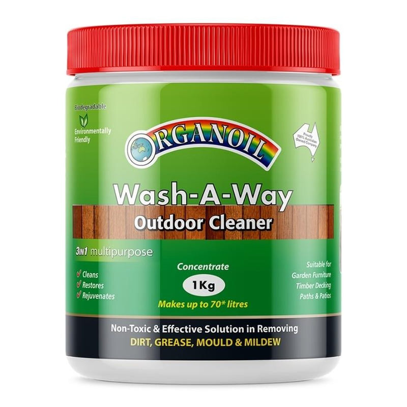 ORGANOIL Wash - A - Way Outdoor Cleaner Concentrate 1kg - GO Industrial - ORGWAW1