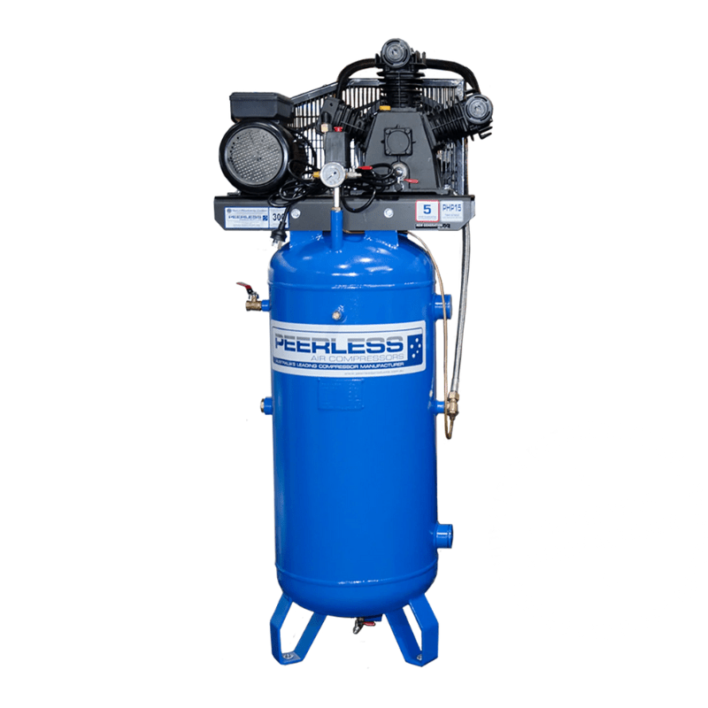 PEERLESS PHP15 Truckies Series Belt Drive Single Phase Air Compressors - GO Industrial - 00108