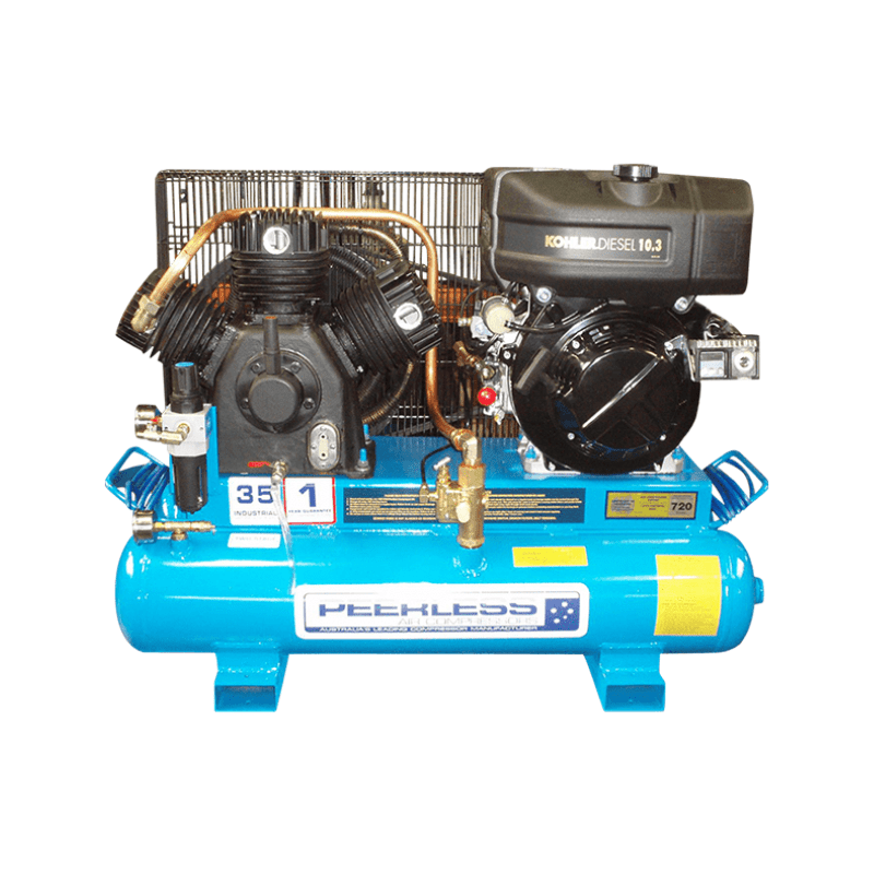 PEERLESS PHP35 Belt Drive Diesel Air Compressors - GO Industrial - 00096
