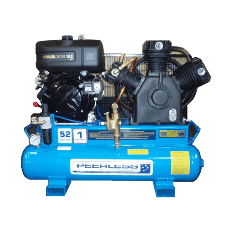 PEERLESS PHP52 Belt Drive Diesel Air Compressors - GO Industrial - 00098